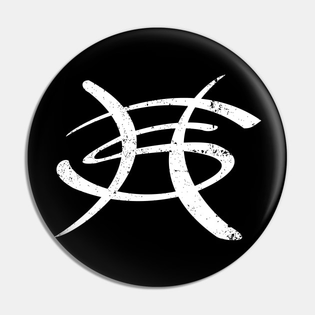 Heroes del Silencio - circle - grunge design - Heroes Del Silencio -  Sticker