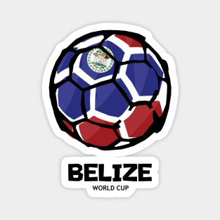 Belize Football Country Flag Magnet