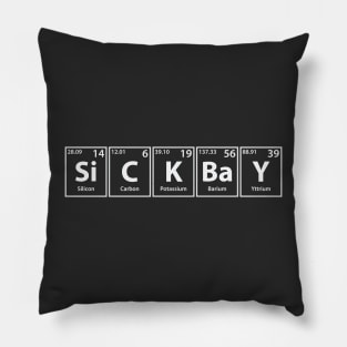 Sickbay (Si-C-K-Ba-Y) Periodic Elements Spelling Pillow