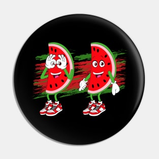 Watermelon Griddy Dance Summer Vacation Funny Christmas In July Pin