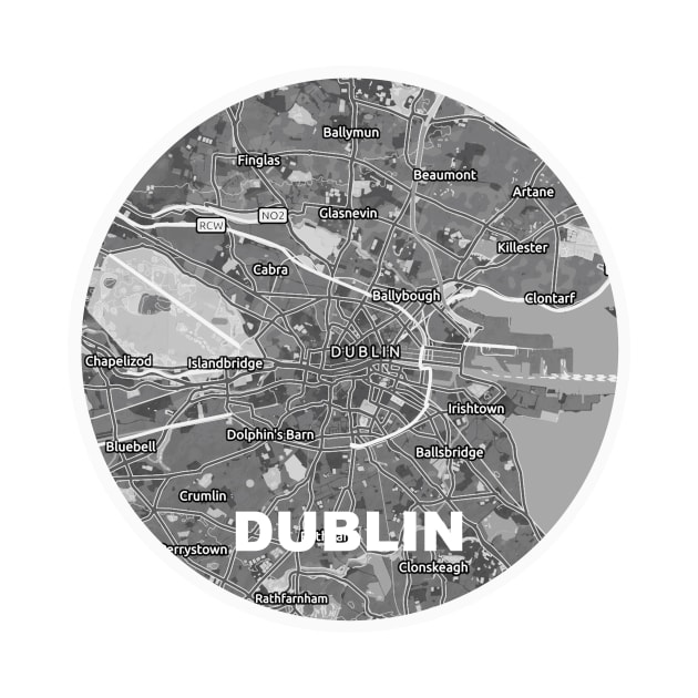 Dublin Map Concept by ladbiscuit