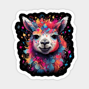 Llama Happiness Magnet