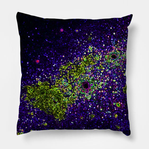 Black Panther Art - Glowing Edges 505 Pillow by The Black Panther