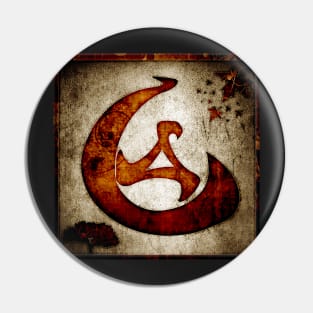 Burned Understanding Rune Pin