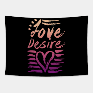 Love Desire Heart Tapestry