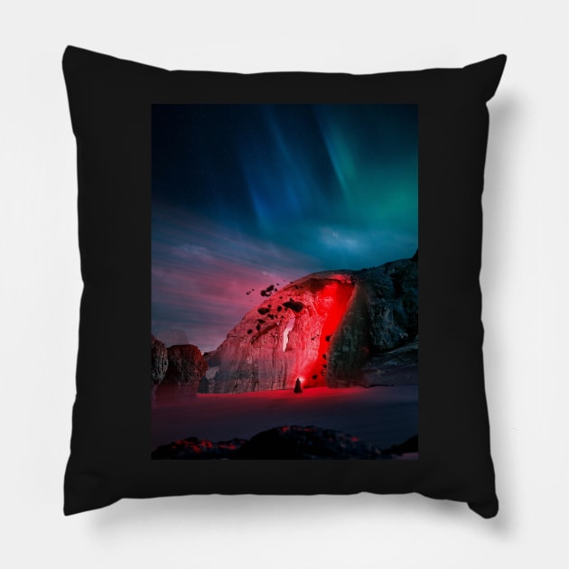 Illuminated Cave Pillow by Shaheen01