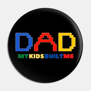 Dad Colorful Building block designs Pin