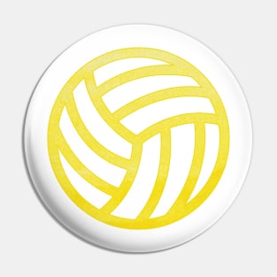 Volleyball Yellow Pin