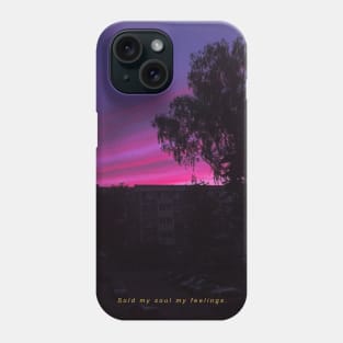 My soul || retrowave Phone Case