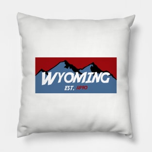 Wyoming Mountains Pillow