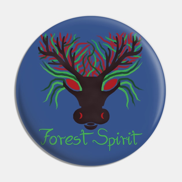 Forest Spirit Pin by SpassmitShirts
