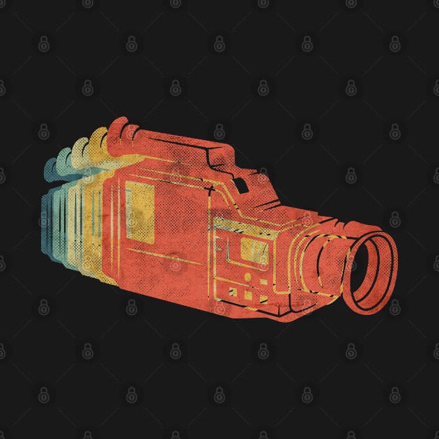 Video Camera Retro Retro Vintage Color by bridgewalker