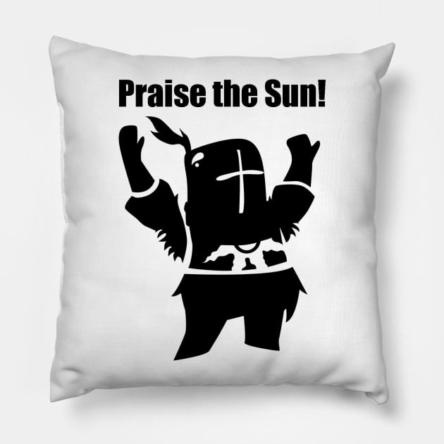 Praise the Sun! Pillow by Miebk