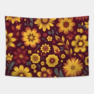 Yellow Flowers Tapestry