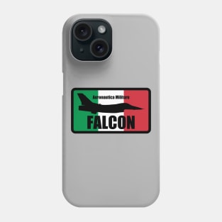 Italian F-16 Falcon (Small logo) Phone Case