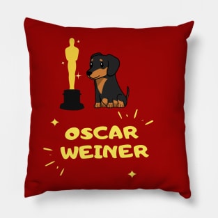 The award "Weiner" Sausage dog Pillow