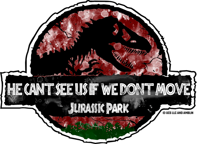 Dr Alan Grant Park Quote "Dont Move" Kids T-Shirt by Jurassic Merch