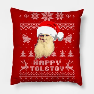 Leo Tolstoy Happy Tolstoy Pillow