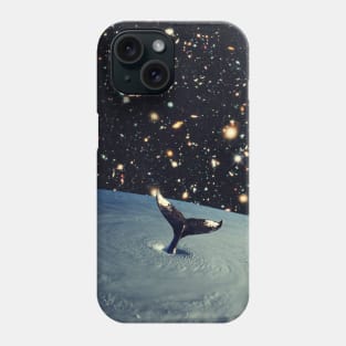 Space Whale - Space Aesthetic, Retro Futurism, Sci Fi Phone Case