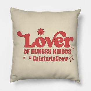 School Lunch Lady Valentine's Day - Cute Cafeteria Worker Pillow