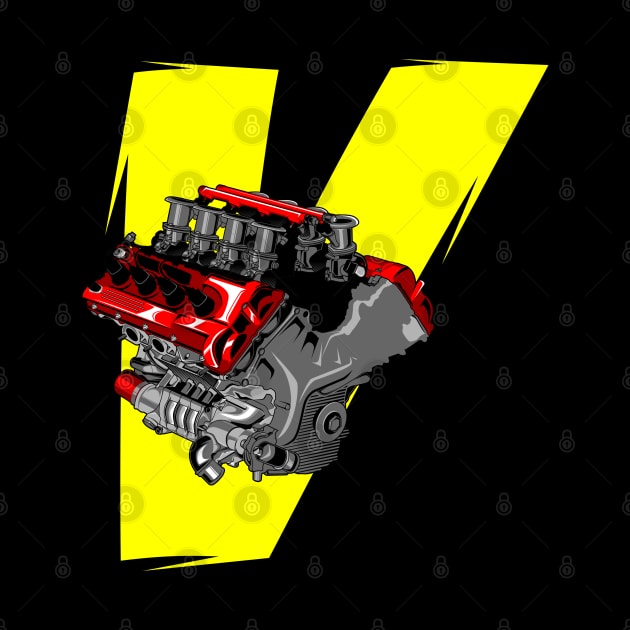 Ferrari F430 Engine V8 by aredie19