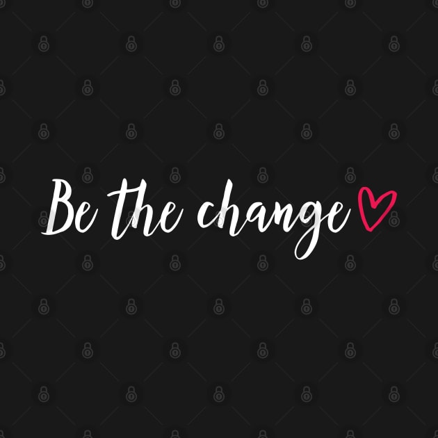 Be the change - red heart by ArtfulTat