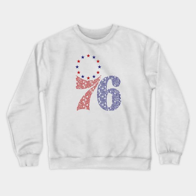 sixers crewneck sweatshirt