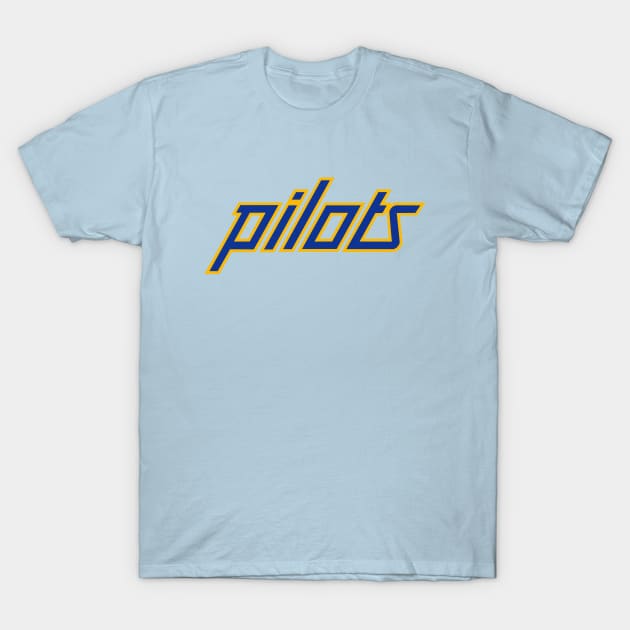 LocalZonly Defunct Seattle Pilots Baseball T-Shirt