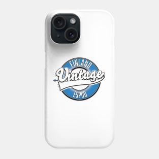 Espoo final vintage style logo Phone Case