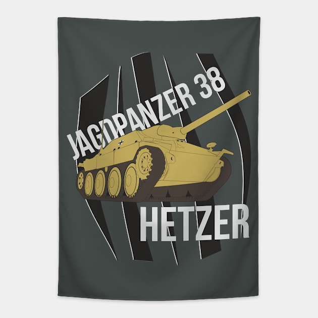 Jagdpanzer 38 Hetzer Tapestry by FAawRay