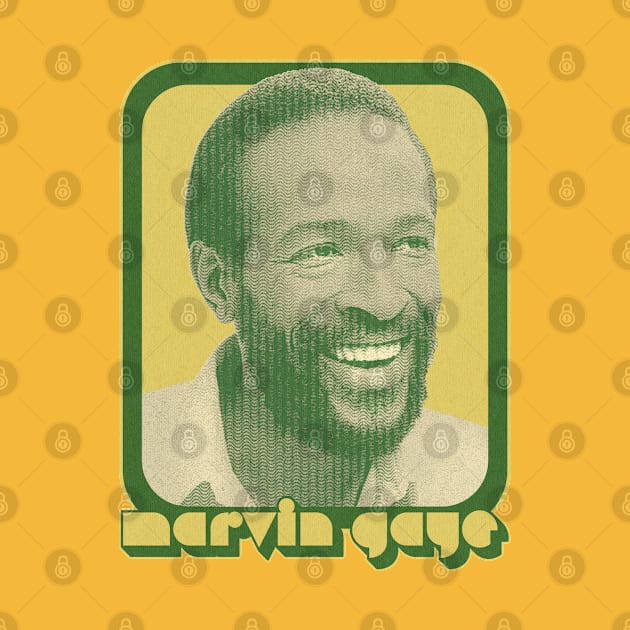 Marvin Gaye / 70s Retro Style Original Design by DankFutura