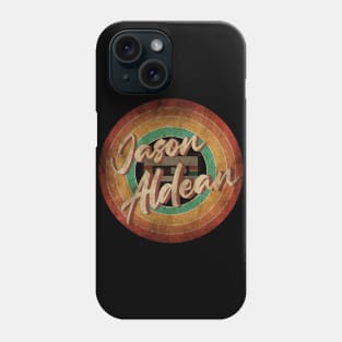 Jason Aldean Vintage Circle Art Phone Case