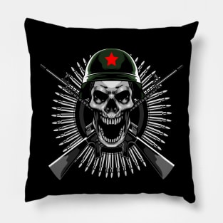 Skull Army Pillow