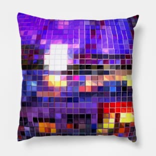 Disco Ball Pattern Pillow