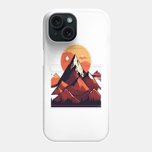 Mountain minimalist design Phone Case