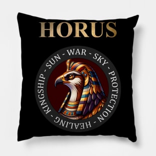 Egyptian God Horus Ancient Egyptian Mythology Pillow