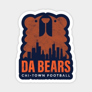 Da Bears, Chicago Skyline, 2021 Playoffs Run Magnet