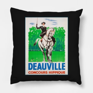 Deauville Horse Show France Pillow