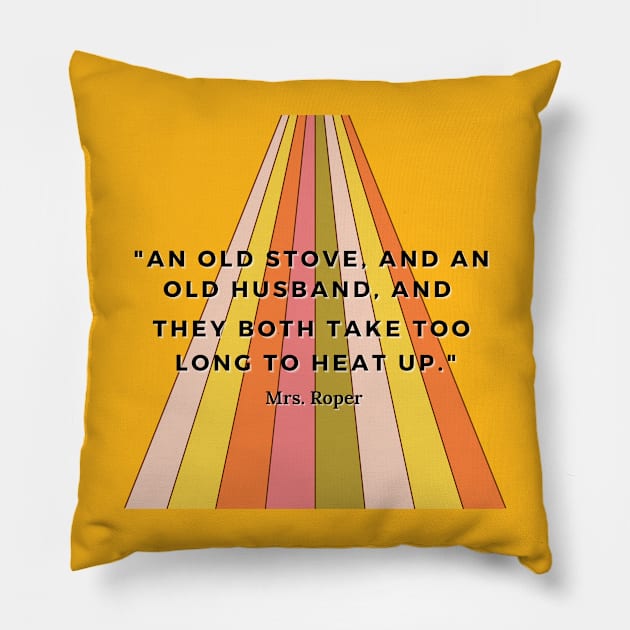 Three's Company Pillow by MadeBySerif