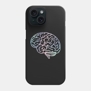 Beautiful Brain Holographic Pastel Neuroscience Phone Case