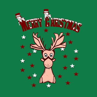 Merry Christmas Reindeer T-Shirt