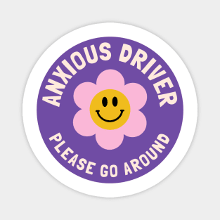 Anxious Driver Please Go Around, Anxious Driver Bumper Magnet