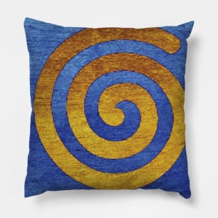 Gold Swirl Pillow