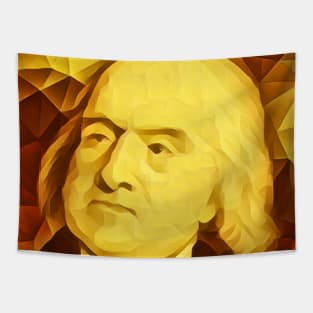 Jeremy Bentham Golden Portrait | Jeremy Bentham Artwork 9 Tapestry