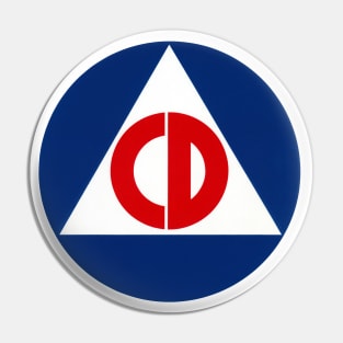 1950 Civil Defense Pin