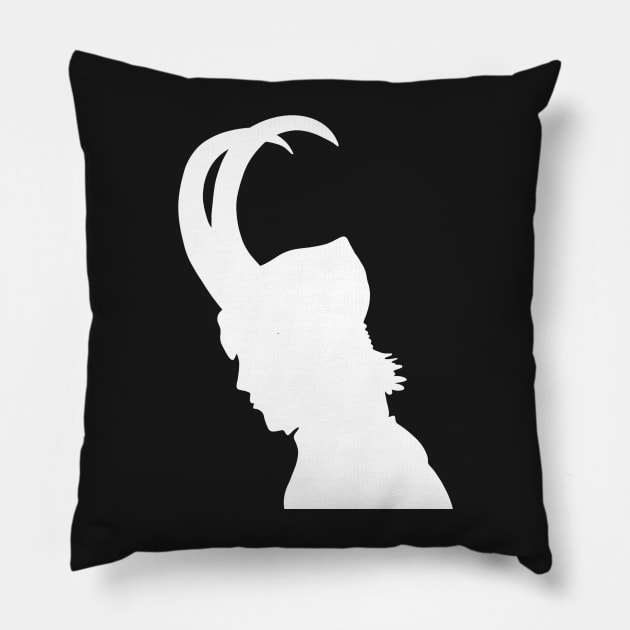 God of mischief Pillow by JessCarrsArt