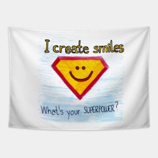 Smile Superpower Doctor Shirt Tapestry