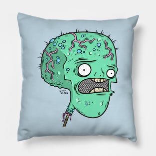 impaled alien Pillow