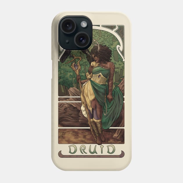 La Druide - The Druid Phone Case by BrandiYorkArt