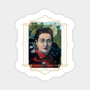 Simone de Beauvoir Magnet